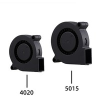 3D프린터부품 5015/4010/4020 12V 24V 냉각 터보 팬 브러시리스 3D 프린터 부품 2 핀 압출기 DC 쿨러 송, 01 5015-turbine_03 24v