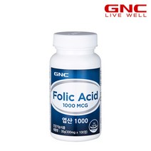 [GNC] 엽산 1000 (100정) 100일분, 단품, 단품