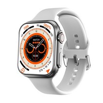 스마트워치 최신 49mm 시리즈 스마트 워치 8 울트라 남성 여성 블루투스 전화 방수 무선 충전 NFC 애플 IOS, 01 White B Strap