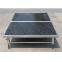 이동식간이무대 단상 합창 사회 발표 스테이지, 1x1.28(스크류 리프트)