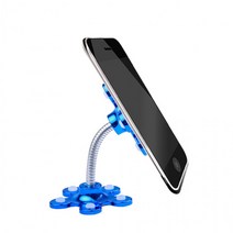 1+1 해바라기 스마트폰 거치대 흡착 문어발 스탠드 거치대, 색상랜덤