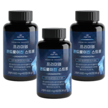미국산 프리미엄 콘드로이친 상어연골 관절 영양제 보스웰리아 어골칼슘 초록입홍합 배합 관절엔 관절건강 무릎 뼈 건강 부모님 필수 영양제 선물추천 600mg x 60정 2개월분, 3박스