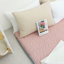 아르떼베딩 요커버 알러지케어 먼지없는 누빔 바닥요 모닝, 핑크, 요커버 S