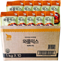 곰표 와플믹스 1kg X 10개 1박스, 1개