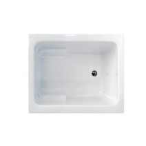 미르바스SSA100 직사각 아크릴 매립식 욕조 BATHTUB, L자형