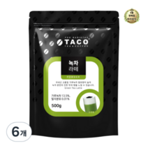 라이브잇 타코 녹차라떼 분말, 24개, 1개입, 500g
