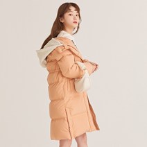 로엠 [아우터신상 50%]후드 포인트 롱 다운 패딩 (2colors)_RMJDA4VR11