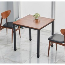 원룸용 철제다리 모던카페 2인 식탁 테이블(60cm 6색) 24평 다이닝룸 긴, 7.진빈티지/화이트