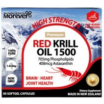 MOREVER RED KRILL OIL 모에버 레드 크릴오일 1500mg 90정
