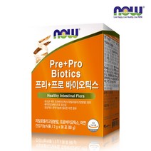 [한국공식총판] 나우푸드 프로+프리 바이오틱스 30포 (1개월분), 2g x 30포 (60g)
