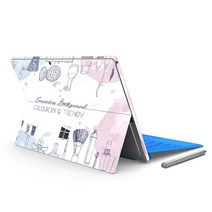 서피스독 Microsoft surface pro 9x8 surface go 3 뒷면 커버 스킨 스티커 프로텍터 용 3d 인쇄 비닐 스티커, 서피스 고 3, qc 패턴 36