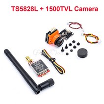 무선영상송수신기 전문가 고성능 미러링 영상전송FPV 미니 레이싱 쿼드콥터용 AV 무선 송신기 + 700TVL/100, 03 TS5828L With 1500TVL