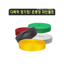 dwCo. 다우리 족구 라인기 다목적경기장운동장용 체육경기용품 고정핀포함 라인벨트 다잘 백회, 1개