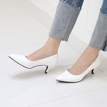 [투나나] 보르엔 빅사이즈 여성 펌프스 미들힐 (225-270) 6.5CM