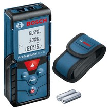 보쉬 레이저 거리측정기 줄자 Professional GLM 40, 2 adaptors(레이저라인+휠)