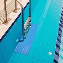 수영장 사다리 발판 계단 안전바 미끄럼 방지 매트 튼튼하고 부드러운 바닥 스티칭 스트라이프 패드