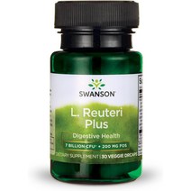 프로바이오틱스 Swanson L. Reuteri 프로바이오틱 플러스L. Rhamnosus Acidophilus 및 FOS 프리바이오틱 소화 지원 포함 70억 CFU 30 식물성 캡, [01] 일