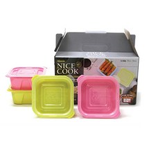 제오닉 나이스쿡 밥용기 300ml 4개 냉동실 밥보관