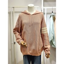 더히스토리 세이브존01 간절기 후드 소매 포인트 니트 HMSCNPU07