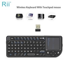 포토샵키보드 캐드 엑셀 매크로 한손 키보드 원래 rii x1 2.4ghz 미니 무선 영어ruesfr (안드로이드 tv 상자pc노트북용 터치패드 포함), 러시아어 키보드