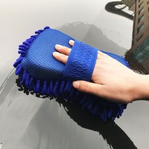 청소 스폰지 제품 수건 세척 장갑 셔닐 마이크로 화이버 세차 스크래치 방지 자동 바이크 오토바이, 한개옵션0