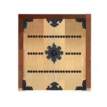 전통문양대문장식 옛날면판, 3.흑대문면판과링1-2블랙240x240mm