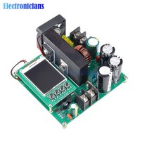 900W LCD 디지털 제어 부스트 컨버터 9-60 ~ 10-120V 정전류 정전압 컨버터 스텝 업 전원 공급 장치 모듈, 01 LCD display