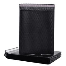 북유럽식 스탠드 우체통 우편함 야외 단독 전원 주택 블랙 폴리 버블 메일러 패딩 봉투 셀프 인감 링 백 배, 02 11x15cm