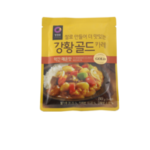 청정원 강황골드 카레 80g, 약간매운맛80g, 15개