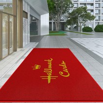 출입구패드 미끄럼방지 맞춤형 도어 미끄럼 방지 상업용 입구 로고 두꺼운 실내 야외 바닥 사무실 및 가정용, 12.Red - Customizable 0.5 sqm