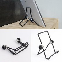 socean 철제 프레임 거치대 아이패드 받침대 스텐 북핸드 휴대폰 스탠드 접이식 독서대 핸드폰 지지대 탁상 액자
