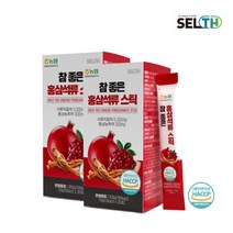 SELTH 홍삼담은 석류스틱 액기스 농축액 6년근 홍삼정 홍석류 젤리 2통