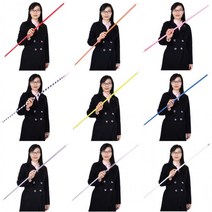 [ 가성비 ] [KC인증]플라스틱 어피어링케인(빨강.노랑.초록.실버.주황.지브라.클리어.파랑.흰색.분홍) 수업용아님, 클리어