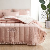 가든 간절기 차렵이불 + 패드 + 베개커버 세트 슈퍼싱글