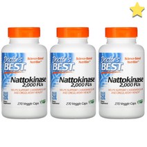 닥터스베스트 나토키나제 2 000 FUs 270정 3통, 1개, 기본