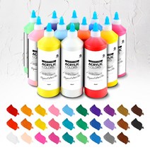 가민 전문가용 아크릴물감 대용량 물감 퍼포먼스미술 미술용품 500ml 29색, 19. 딥퍼플