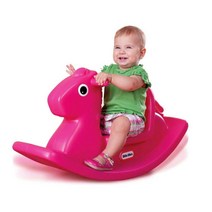 어린이선물 흔들말 핑크 흔들말장난감 돌아기목마 포니흔들말 목마장난감