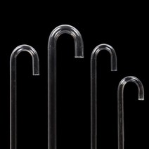 수족관 아크릴 물 튜브 물고기 탱크 펌핑 투명 이산화탄소 정제 디퓨저 U 자형 하드, 19cm inner dia 8mm