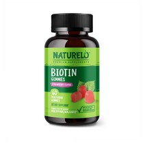NATURELO 비오틴 구미 딸기 맛 60베지구미