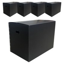 바른산업 이사박스 6호 일반형, 검정, 5개