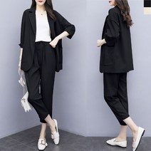여성 오피스 9부정장 수트셋트