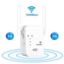 WIFI증폭기 공유기확장기 무선증폭기 중계기 HUB 5 ghz 무선 와이파이 익스텐더 와이파이 증폭기 1200mbps 와이파이 리피터 장거리 와이파이 신호 부스터 2.4g 2, 미국 플러그, 5g 2.4g 1200mbps