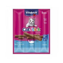 비타크래프트 캣스틱 연어 3p 18g 고양이간식, 단품