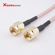 RG316 RG174 케이블 SMA 암-SMA 암 RPSMA-SMA 너트 벌크 헤드 연장 동축 점퍼 피그 테일, RG316 SMA M SMA M_30CM