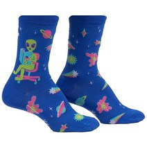 Sock It To Me 여성용 크루 펑키 양말 레트로그레이드의 머큐리