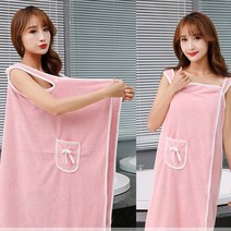 로로스키니 원피스 대형 목욕 수건 샤워 가운 LS0658, 80*135c, 카멜