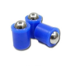 m3-m10 볼 플런저 스프링 플런저 칼라와 볼이 있는 스텝 스무스 모델 스테인리스 스틸 황동 플라스틱 pom, d6-l7