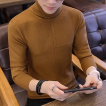 니트 풀오버 스웨터 봄가을 남자 라운드 한국판 패션 겉옷 스웨터 남자