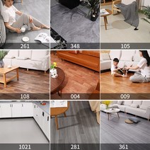 바닥 셀프 시공스티커 바닥인테리어 데코스티커 에 두꺼운 내마모 방수 가정용 시멘트 직접 접착제 깔기-98139, 옵션24