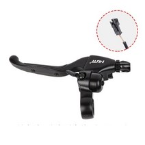 전동킥보드 튜닝 부품 개조 용품 스쿠터 ebike 브레이크 레버 줄렛 스퀘어 2 핀 마그네틱 벨 내구성 4 손가락 레버 액세서리, 정사각형 왼쪽